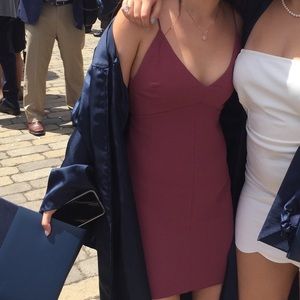 Mauve Formal Mini Dress